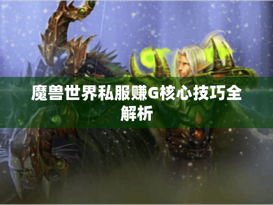 魔兽世界私服赚G核心技巧全解析