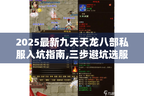 2025最新九天天龙八部私服入坑指南,三步避坑选服技巧+资源获取秘籍