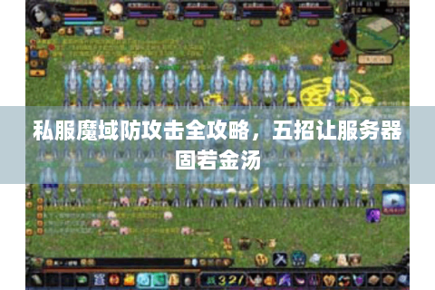 私服魔域防攻击全攻略，五招让服务器固若金汤