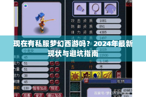 现在有私服梦幻西游吗？2024年最新现状与避坑指南