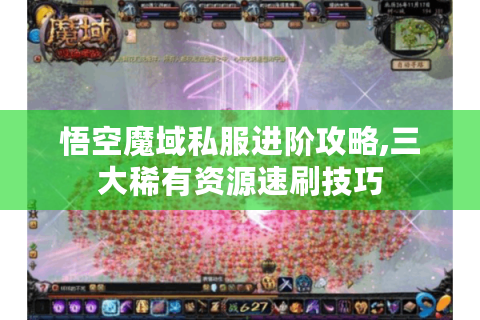 悟空魔域私服进阶攻略,三大稀有资源速刷技巧