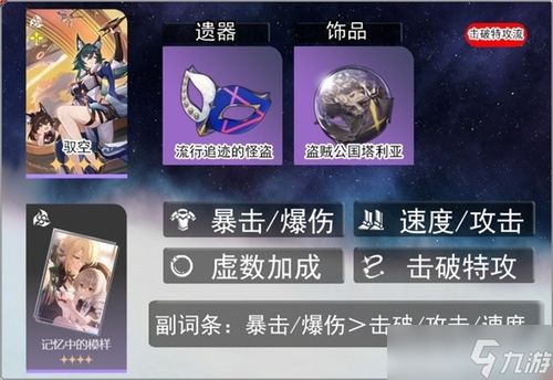 《崩坏星穹铁道》Saber养成攻略：光锥遗器搭配技巧全解析